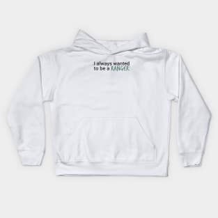 Character class: Ranger (White) Kids Hoodie